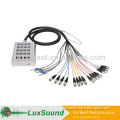 multi-core snake cable, stage box cable, XLR, Male to female